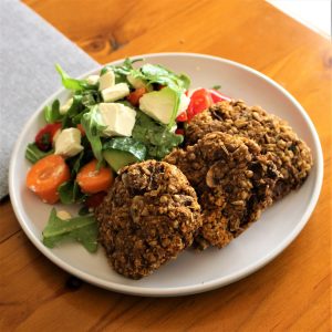 Spiced Onion and Lentil Patties