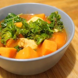 Chicken, Sweet Potato and Kale Stew