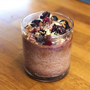 Choc & Nut Butter Chia Pudding