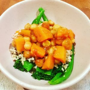 Apricot Sweet Potato with Chickpeas